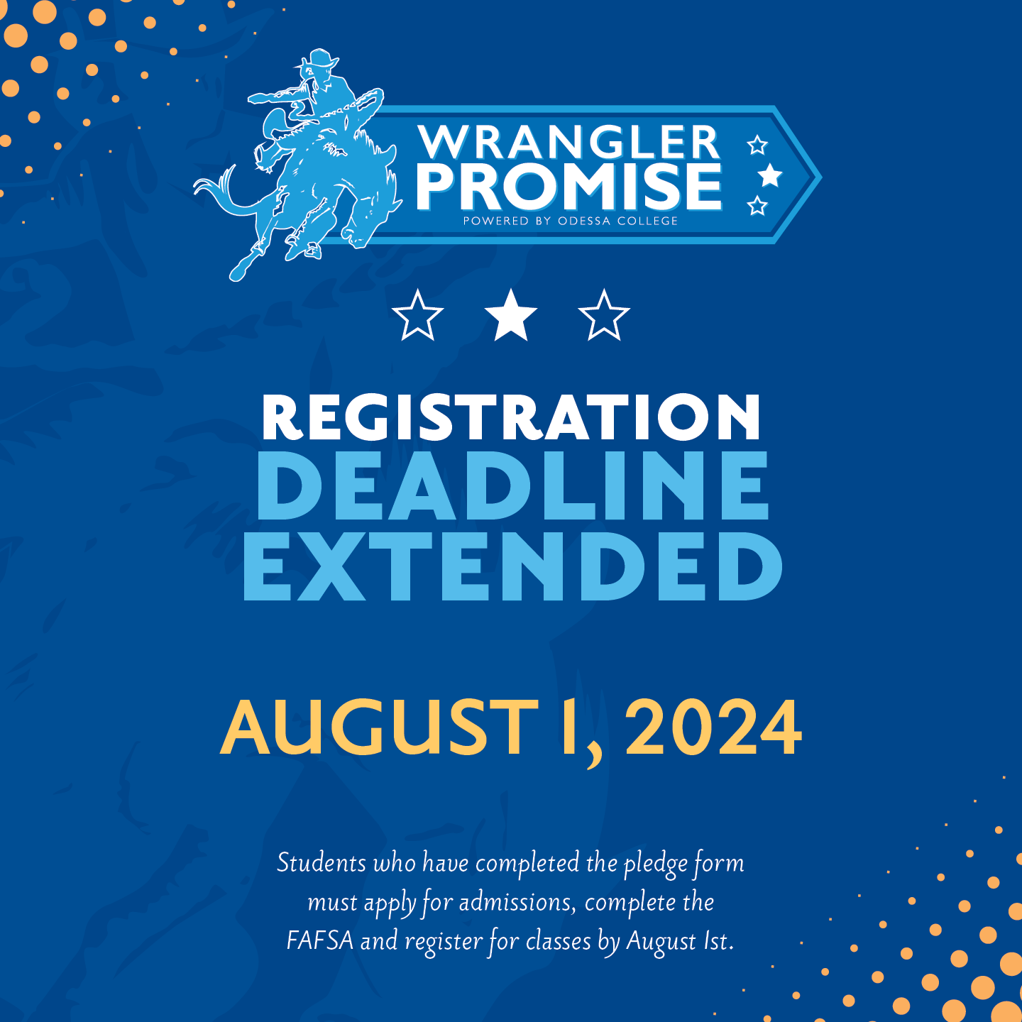 Wrangler Promise Deadline Extended